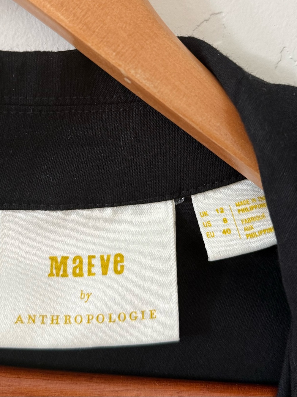 Anthropologie Maeve Colette Linen-Blend Jumpsuit Black , size 8 - Picture 9 of 9